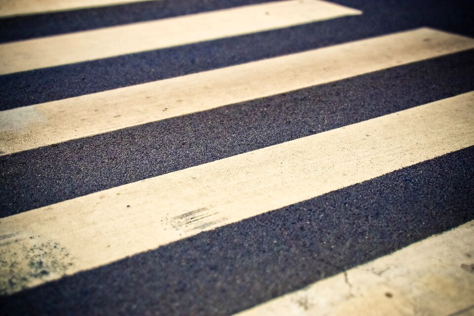 Road sign traffic pedestrian photo