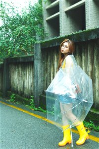 Woman Girl Umbrella photo