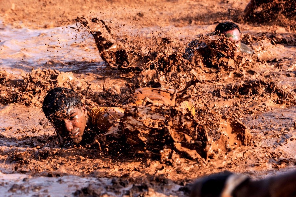 Soldiers Training Mud photo