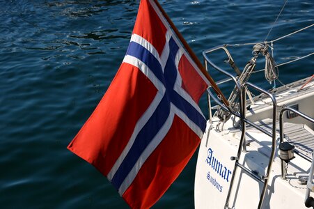 Boat norwegian symbol photo