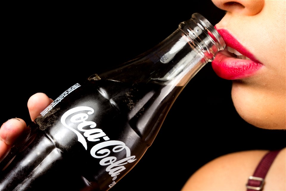 Cola Drink Mouth photo