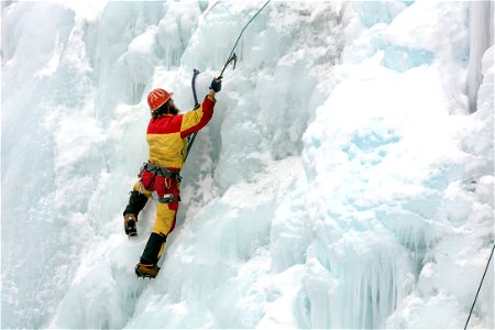 Ice Climbing Climber photo