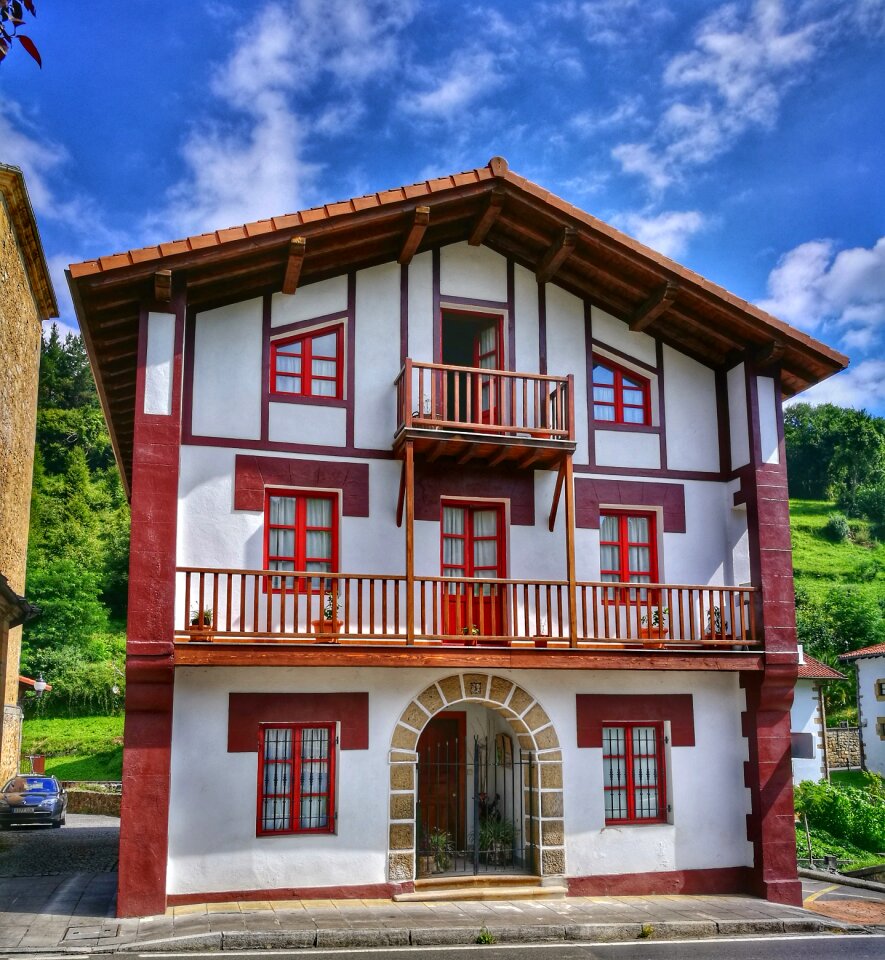 Architecture house facade