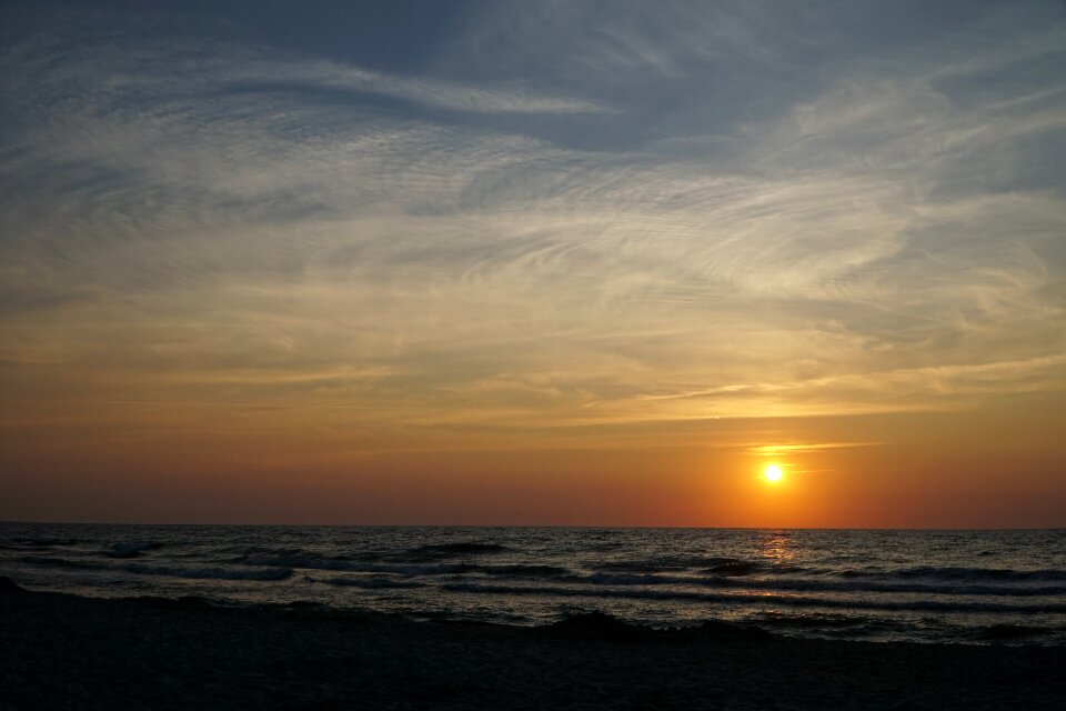 Holidays sunset horizon