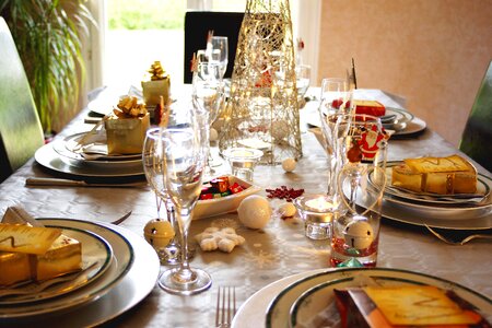 Meals party decoration