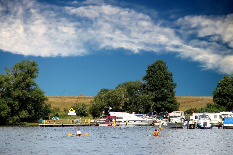 Boats summer leisure