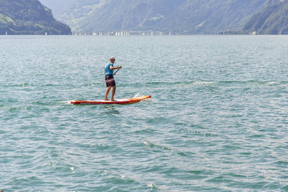 Paddle paddle boarding surfboard photo