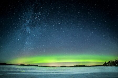 Landscape space dark
