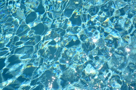 Surface ripple blue photo