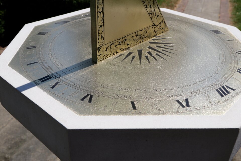 Pedestal time gray sun
