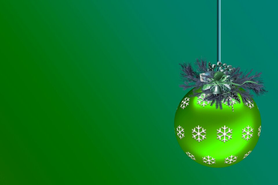 Light bulb christmas green christmas