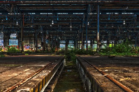 Abandoned factory mood photo
