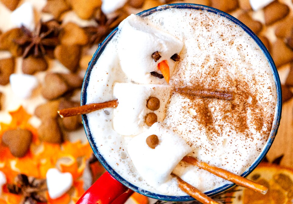 Drink warm delicious