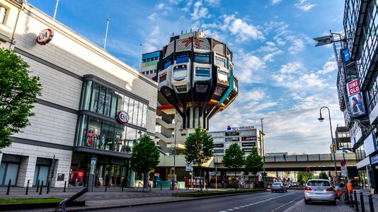 Sky city building photo