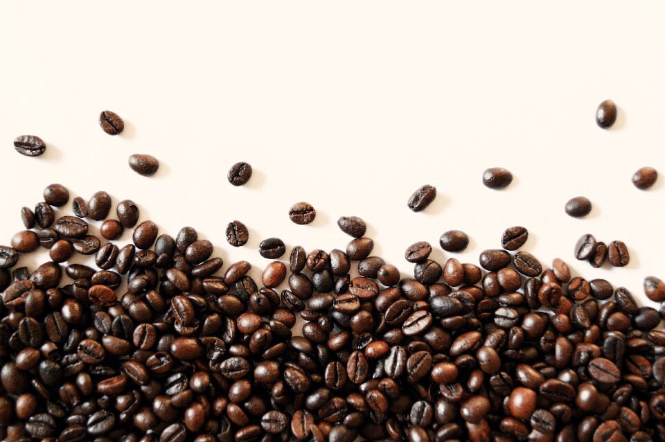 Brown coffee background fragrance