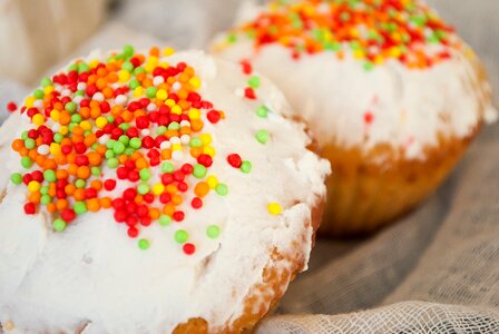 Appetizer sugar cupcake