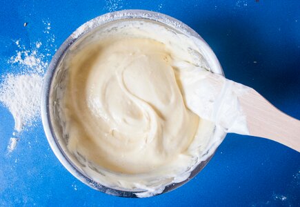 Kitchen biscuit dough the cooking process