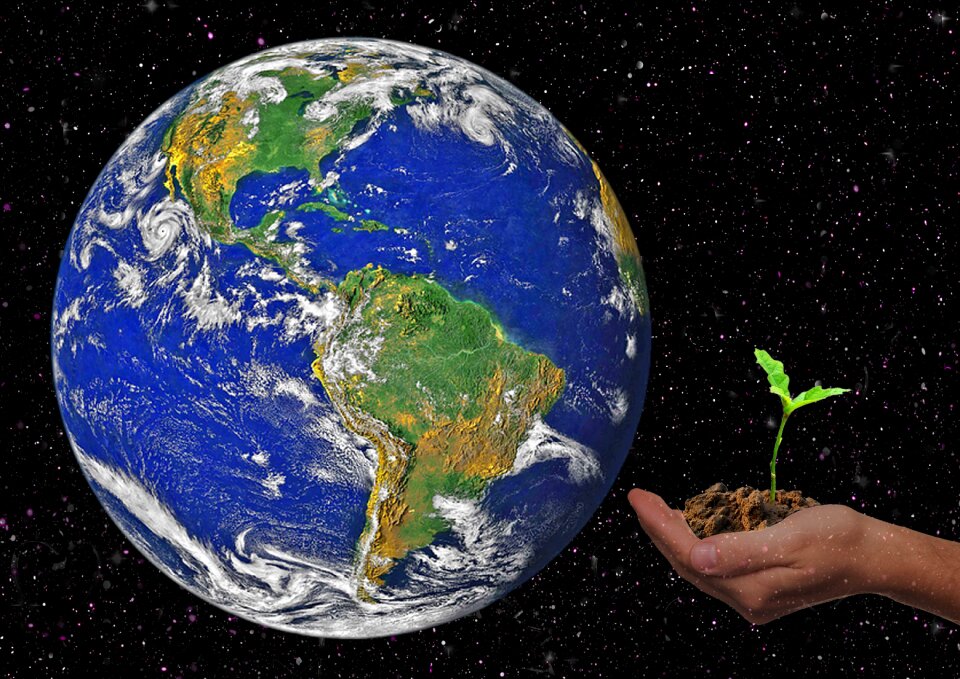 Hope globe climate protection