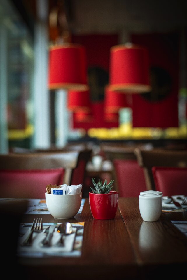 Hotel red decoration