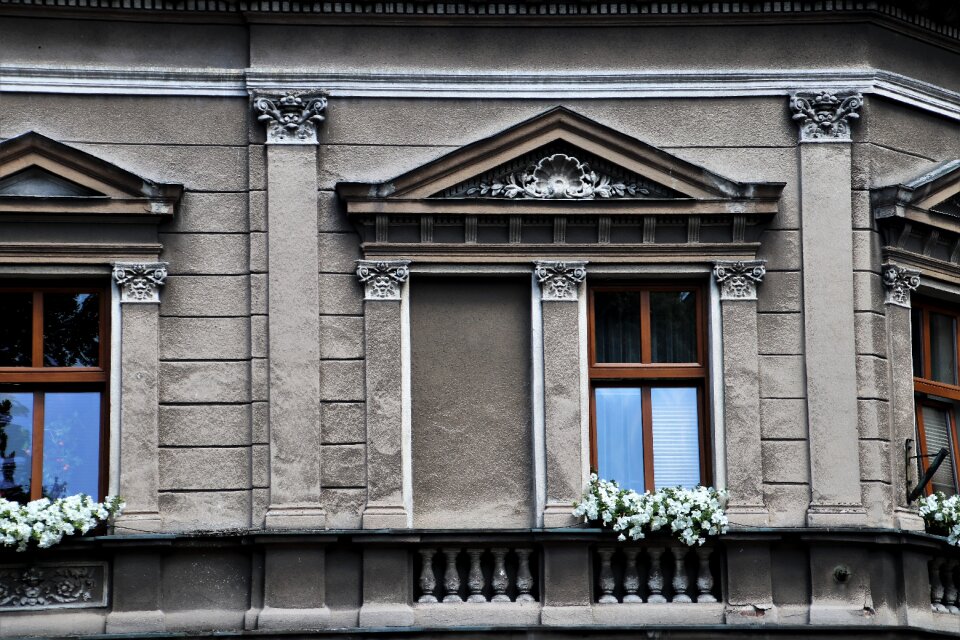 Plaster architecture building