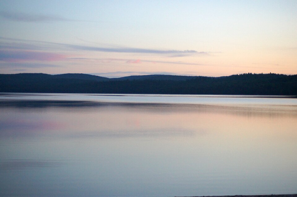 Landscape sky reflection
