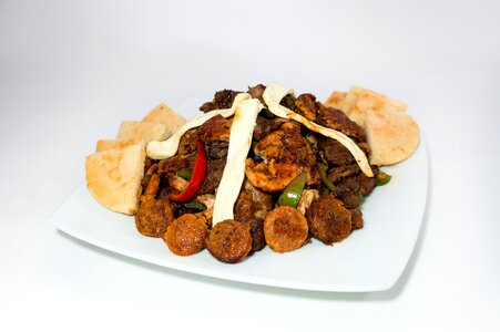 Lunch creole food venezuelan food