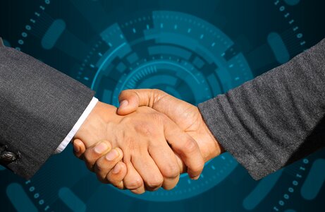 Agreement meeting businessman