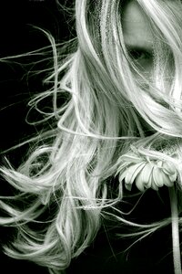 Romantic flower look