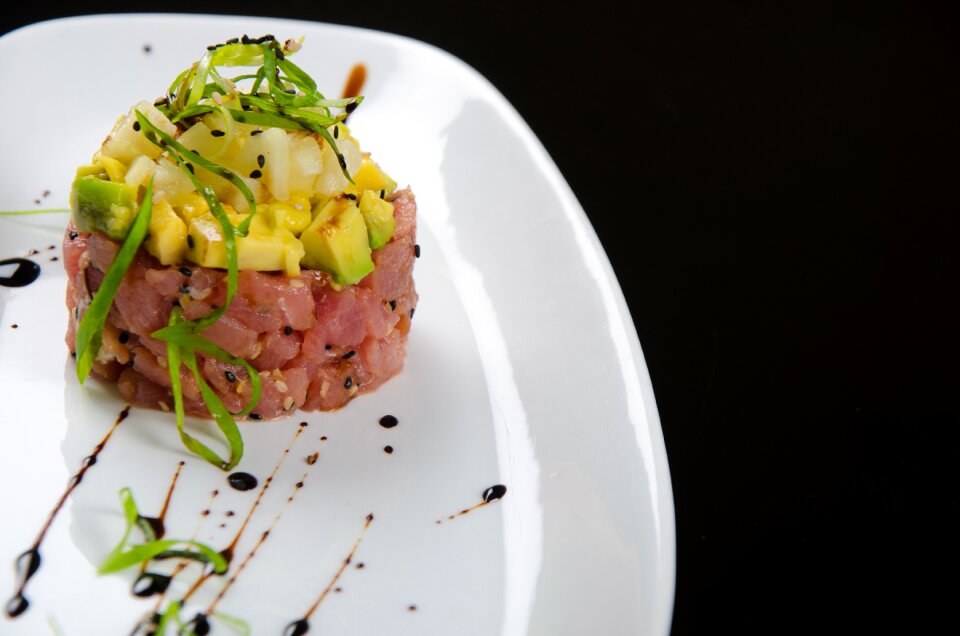 Gourmet food dish restaurant