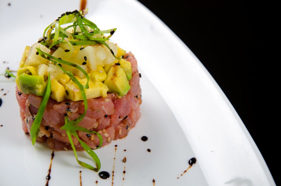 Gourmet food dish restaurant