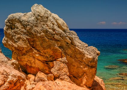 Rugged mediterranean greece photo