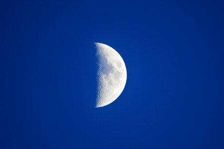 Half moon space mood photo
