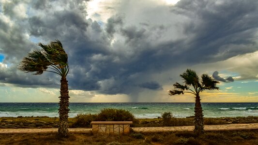 Landscape sea sky photo