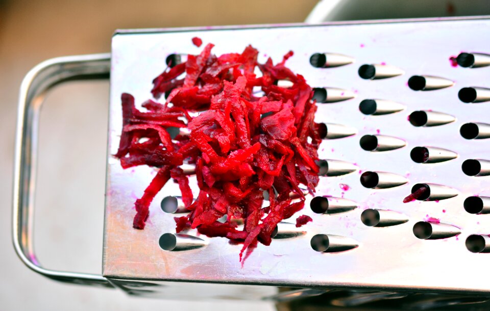 Grated vegetables vitamins