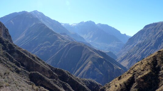 Colca canyon peru landscape