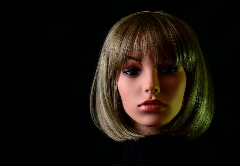 Portrait female head