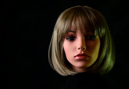 Portrait female head
