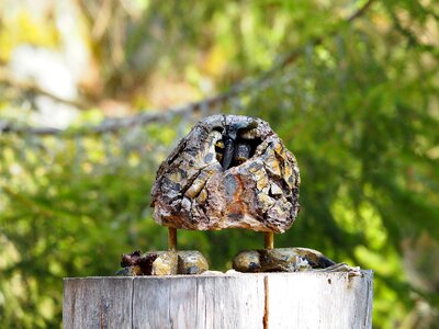 Tree animals sculpture