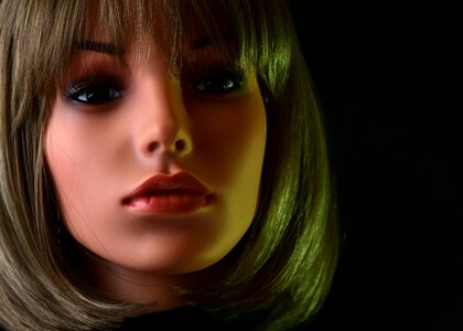 Portrait female head
