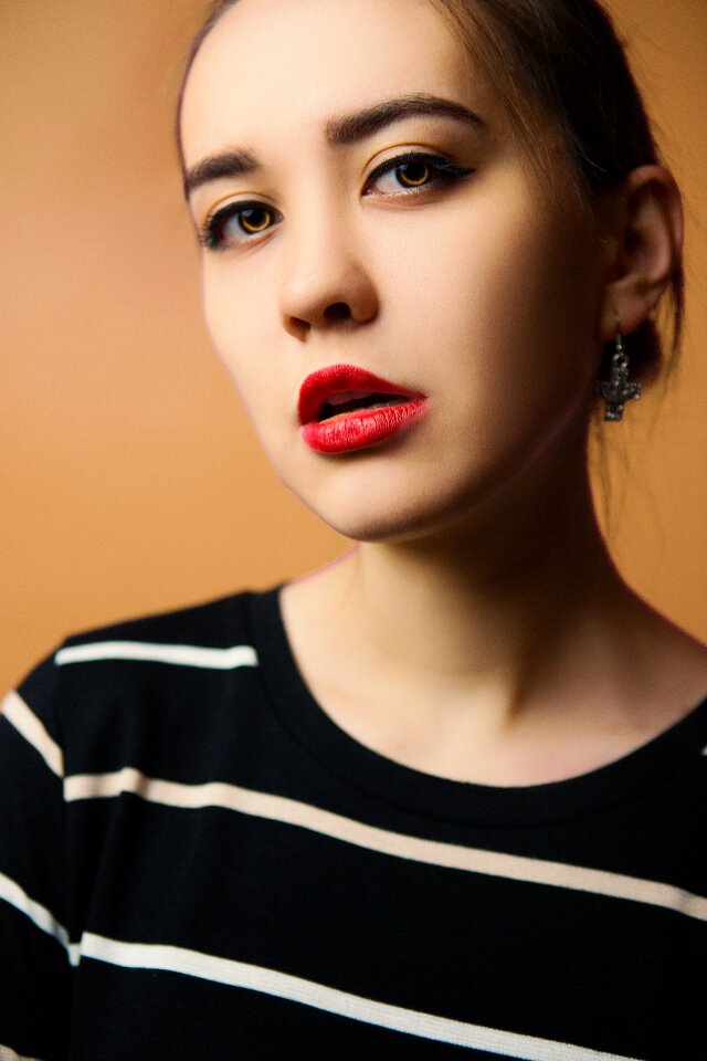 Beauty female posture