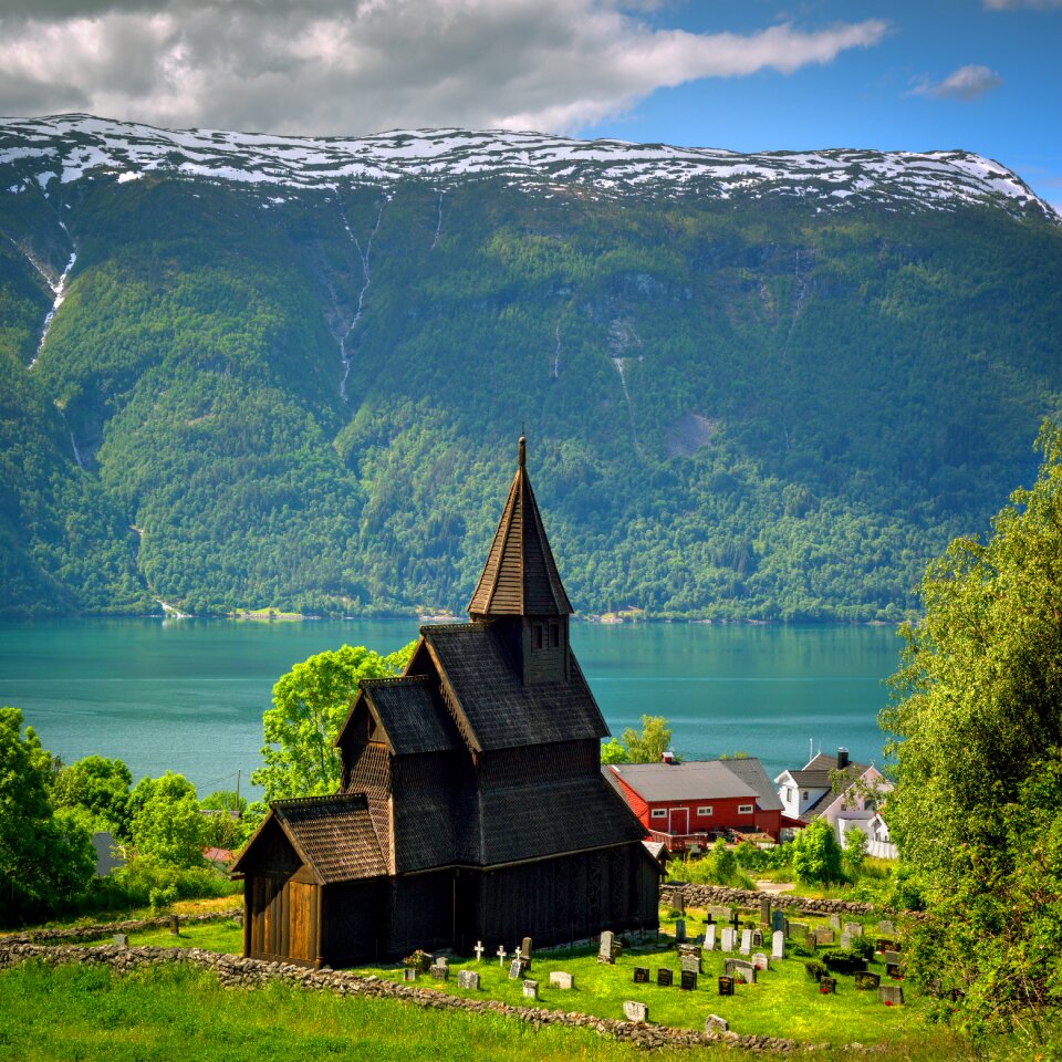 Mountain urnes norway