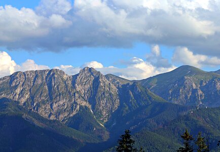 Landscape mountains nature photo