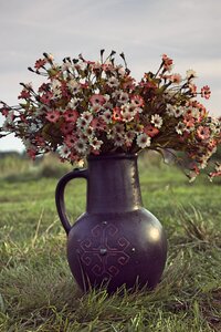 Beauty ceramics vase photo