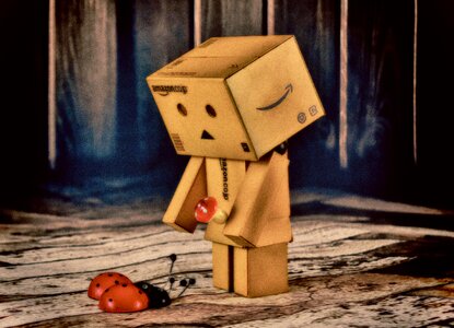 Cute funny ladybug