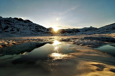 Pass mountains landscape photo