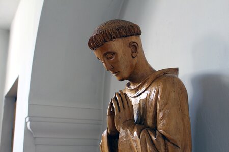 Statue monk religion