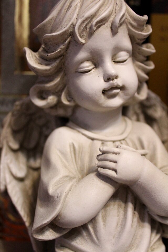 Sculpture pray vintage