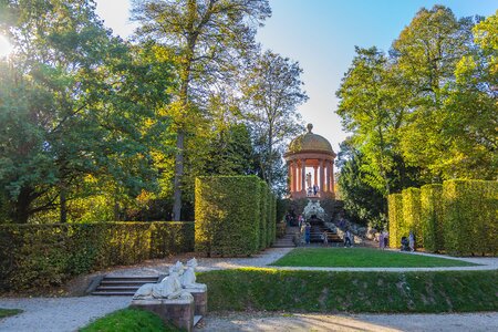 Schlossgarten temple castle park photo