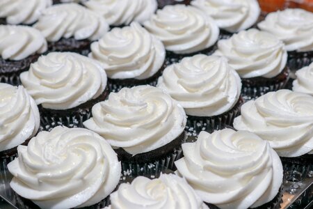 Pastries sweet gray cake
