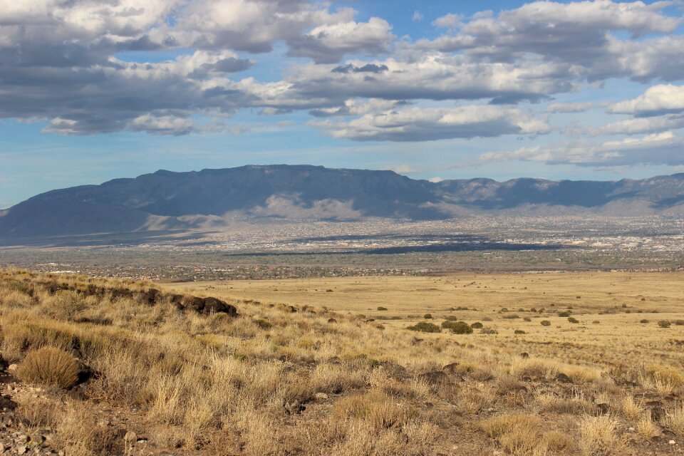 Desert albuquerque blue sky
